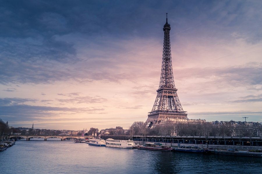 Eiffel Tower and Paris cityscape